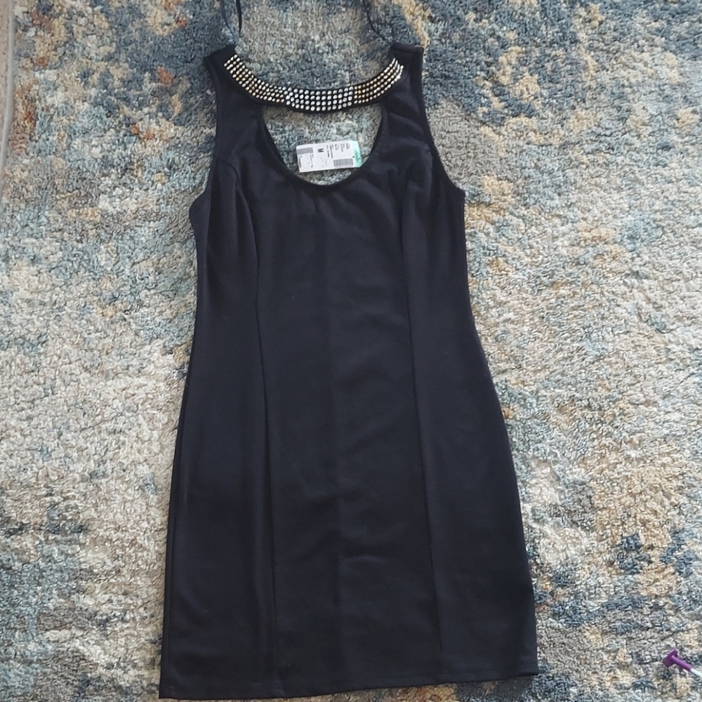Embellished Little Black Dress